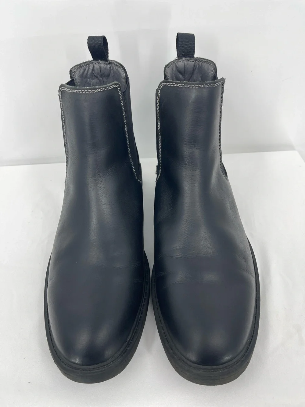 MAGELLAN SIZE 12 Men's Black Chelsea Boots - Sleek Slip-On Dress Boot